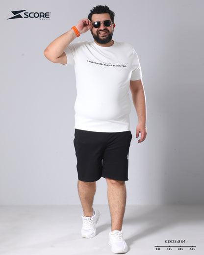 شورت قطن و تيشرت قطن 834 BIG SIZE