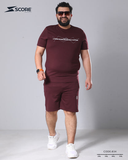 شورت قطن و تيشرت قطن 834 BIG SIZE