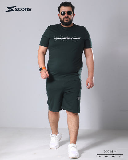 شورت قطن و تيشرت قطن 834 BIG SIZE