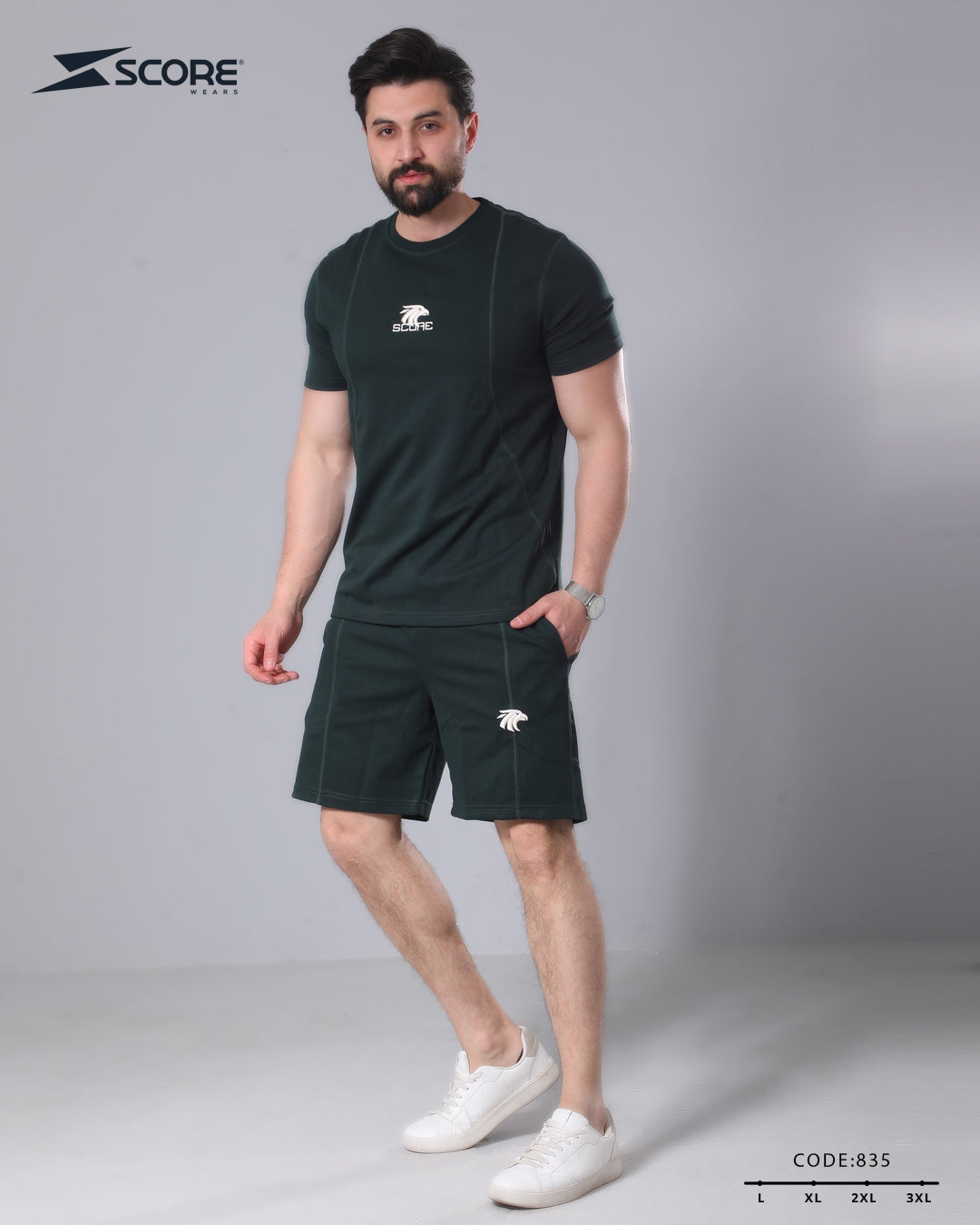 شورت قطن و تيشرت قطن 835
