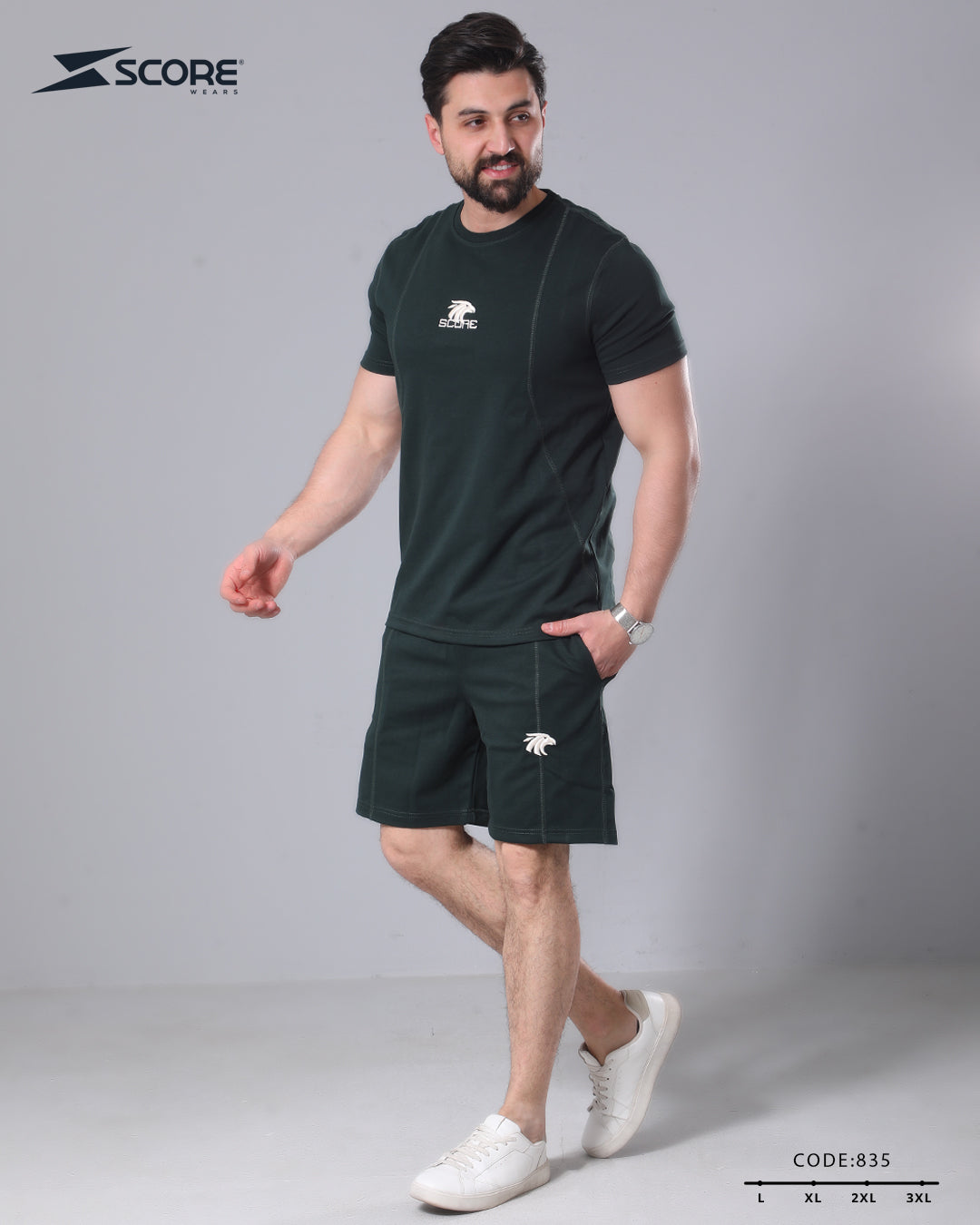 شورت قطن و تيشرت قطن 835