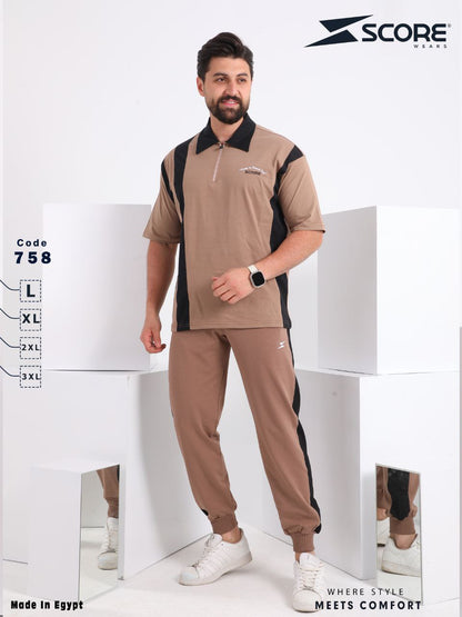 oversize polo طقم