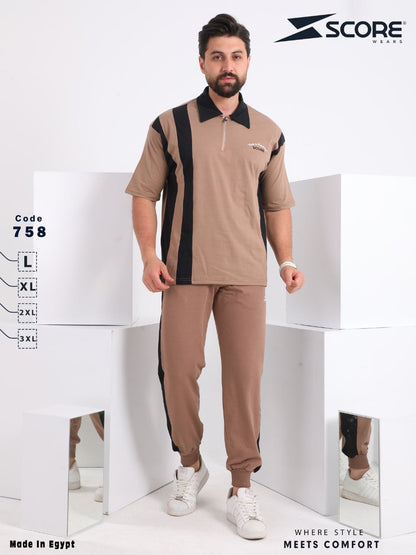 oversize polo طقم