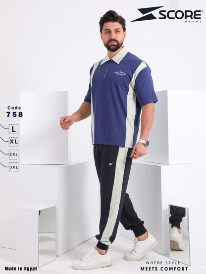 oversize polo طقم