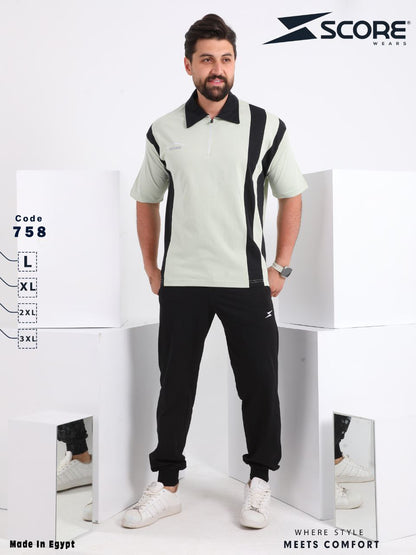oversize polo طقم