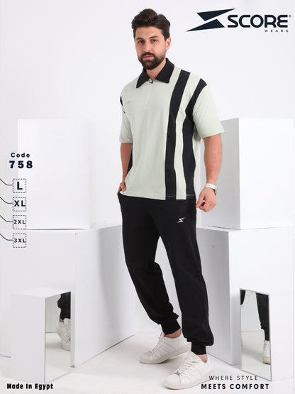 oversize polo طقم