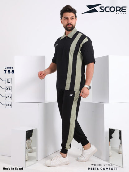oversize polo طقم