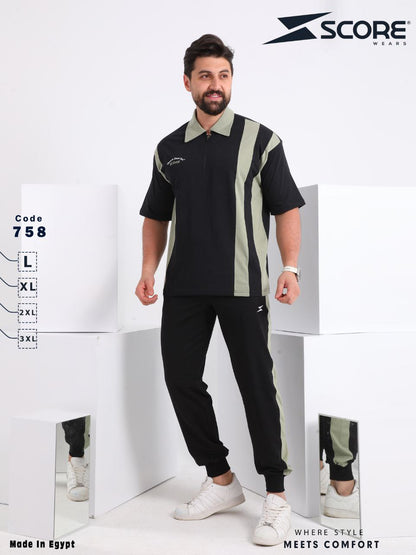 oversize polo طقم